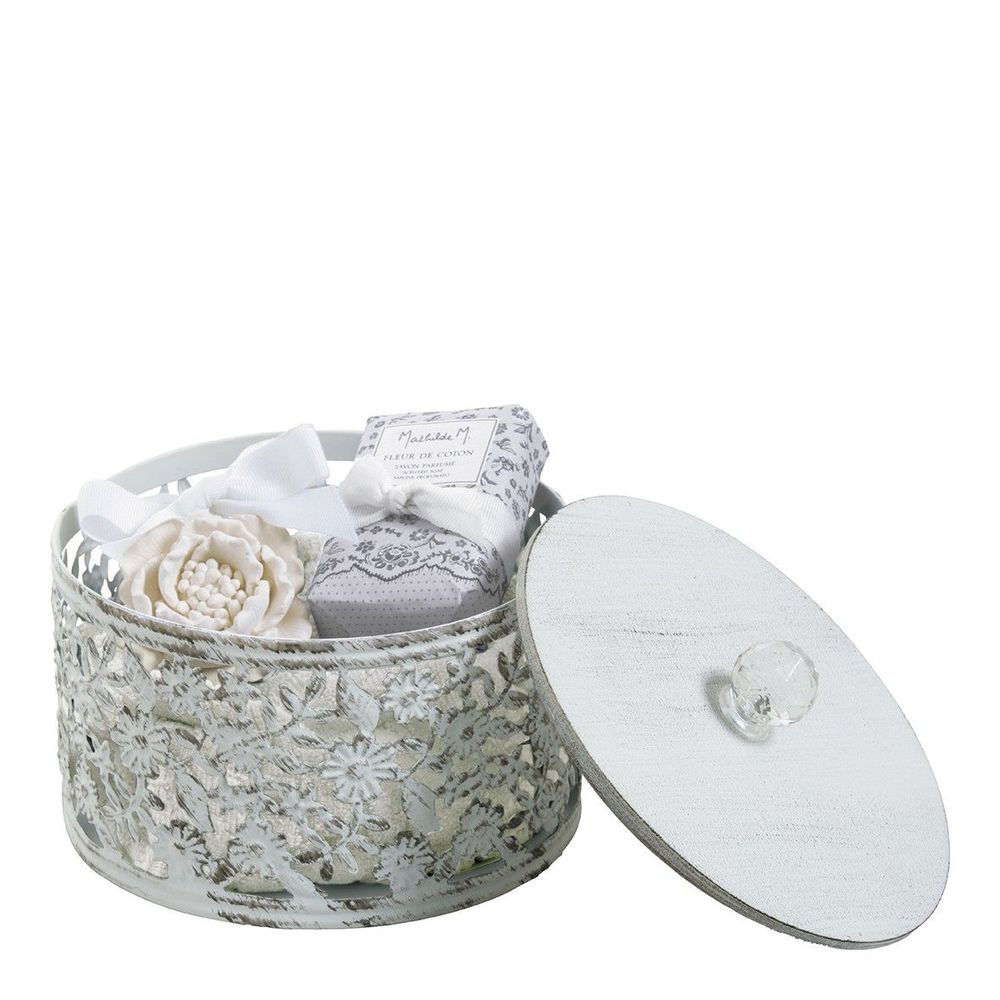 Cosmétiques - Coffret parfumé Voile de parfum - Fleur de Coton - MATHILDE M.