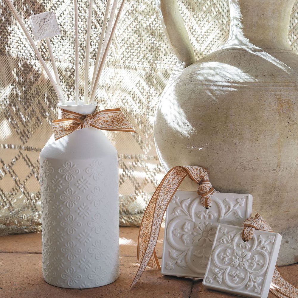 Senteurs - Décor parfumé Azulejo - Petit modèle - Fleur de Mandarine - MATHILDE M.