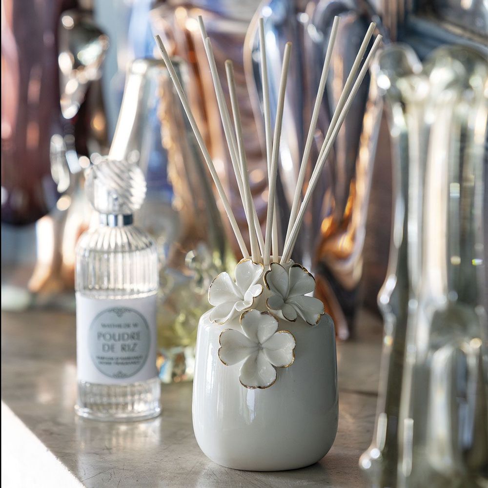 Scent diffusers - Amour de Fleurs room fragrance diffuser 200 ml - Cotton Flower - MATHILDE M.