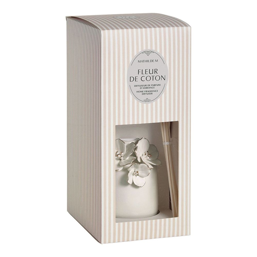 Scent diffusers - Amour de Fleurs room fragrance diffuser 200 ml - Cotton Flower - MATHILDE M.