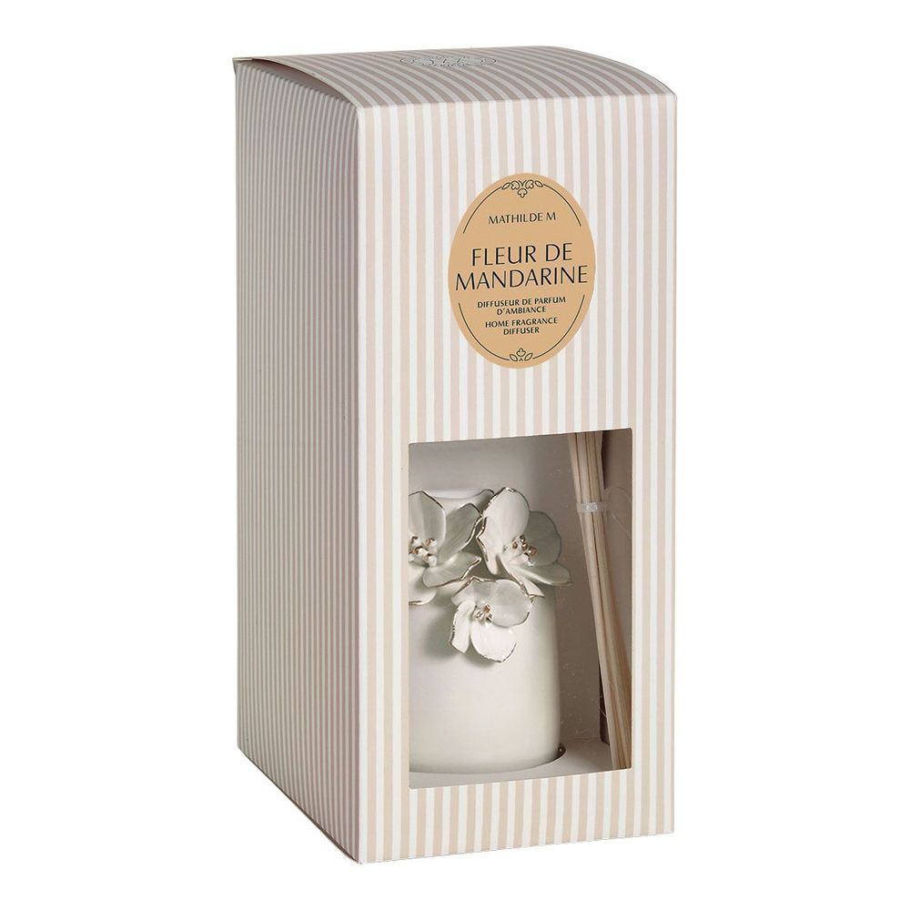 Diffuseurs de parfums - Diffuseur de parfum d'ambiance Amour de Fleurs 200 ml - Fleur de Mandarine - MATHILDE M.