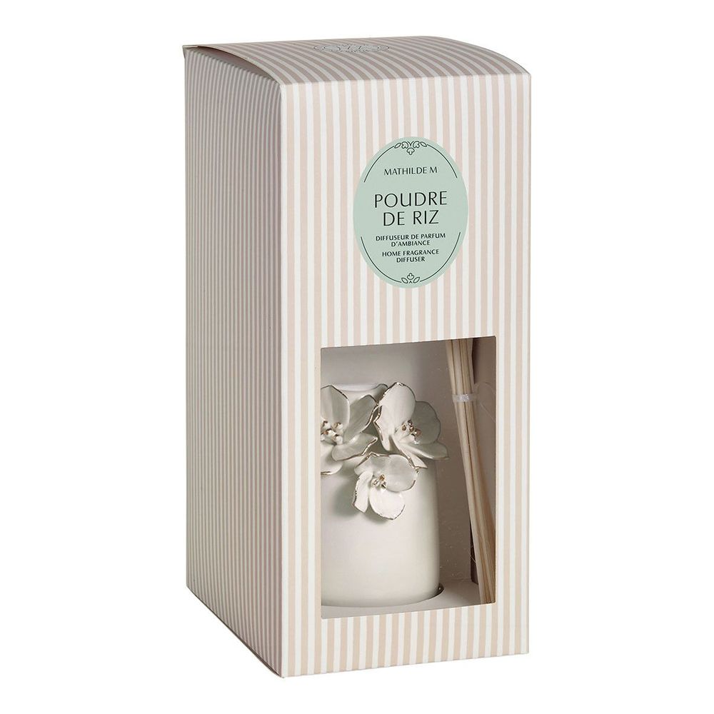 Scent diffusers - Amour de Fleurs room fragrance diffuser 200 ml - Rice Powder - MATHILDE M.