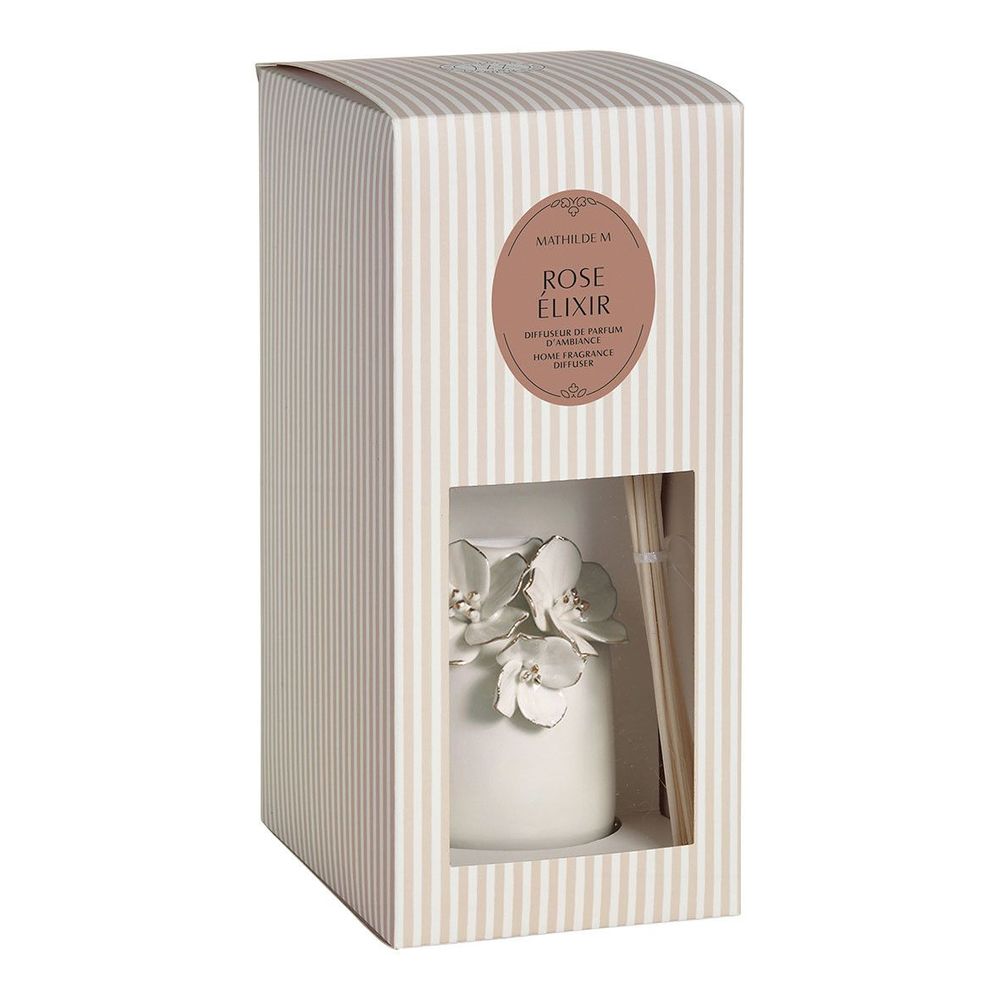 Diffuseurs de parfums - Diffuseur de parfum d'ambiance Amour de Fleurs 200 ml - Rose Élixir - MATHILDE M.