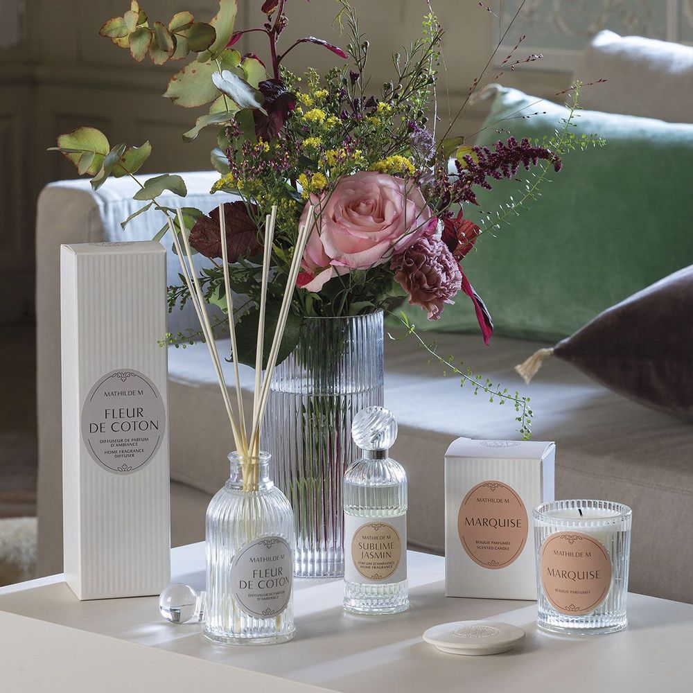 Scent diffusers - Les Intemporelles room fragrance diffuser 200 ml - Cotton Flower - MATHILDE M.