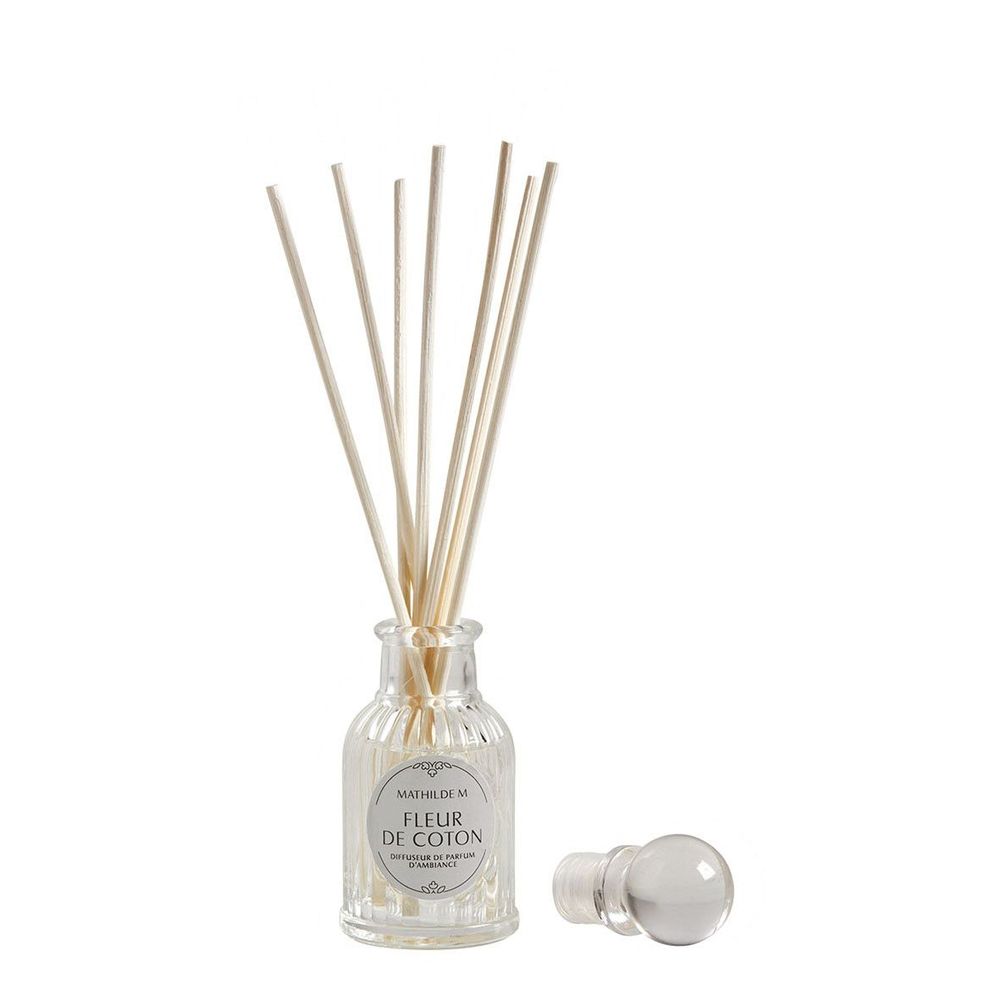 Diffuseurs de parfums - Diffuseur de parfum d'ambiance Les Intemporelles 30 ml - Fleur de Coton - MATHILDE M.