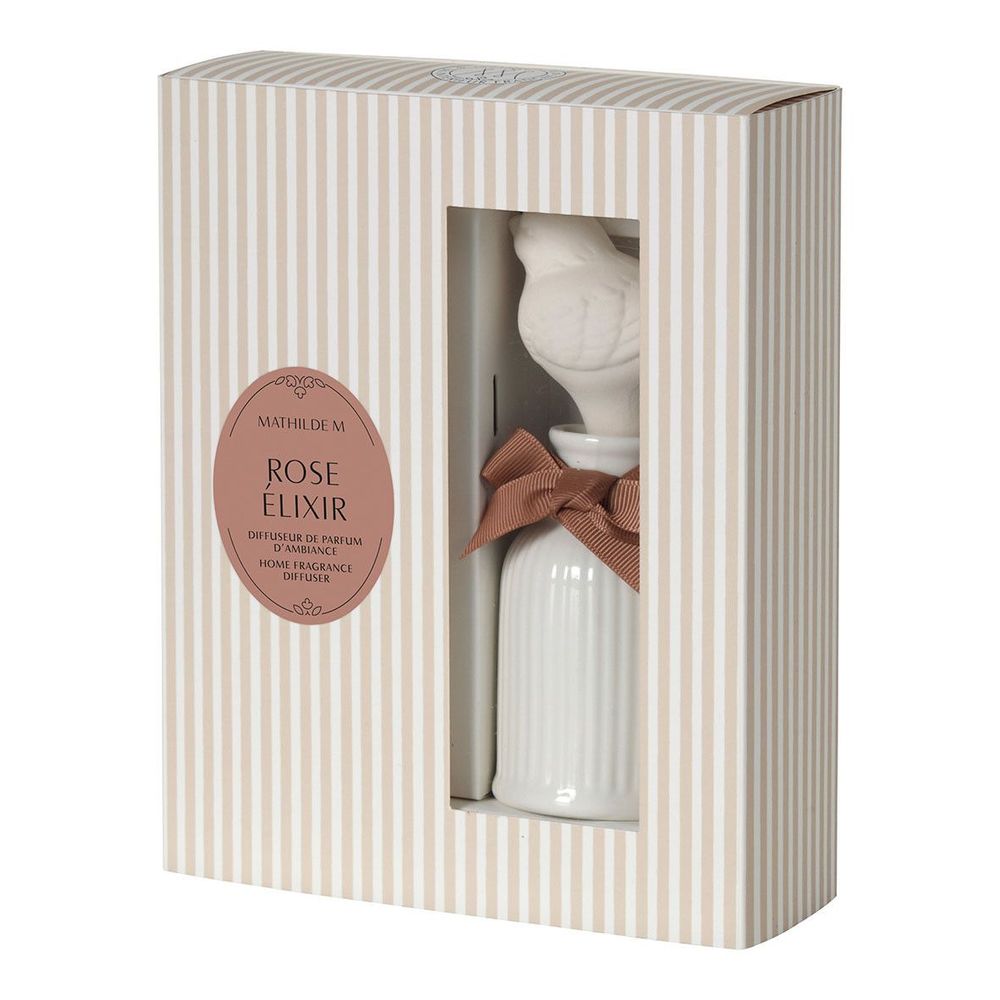 Diffuseurs de parfums - Diffuseur de parfum d'ambiance Bel Oiseau 200 ml - Rose Élixir - MATHILDE M.
