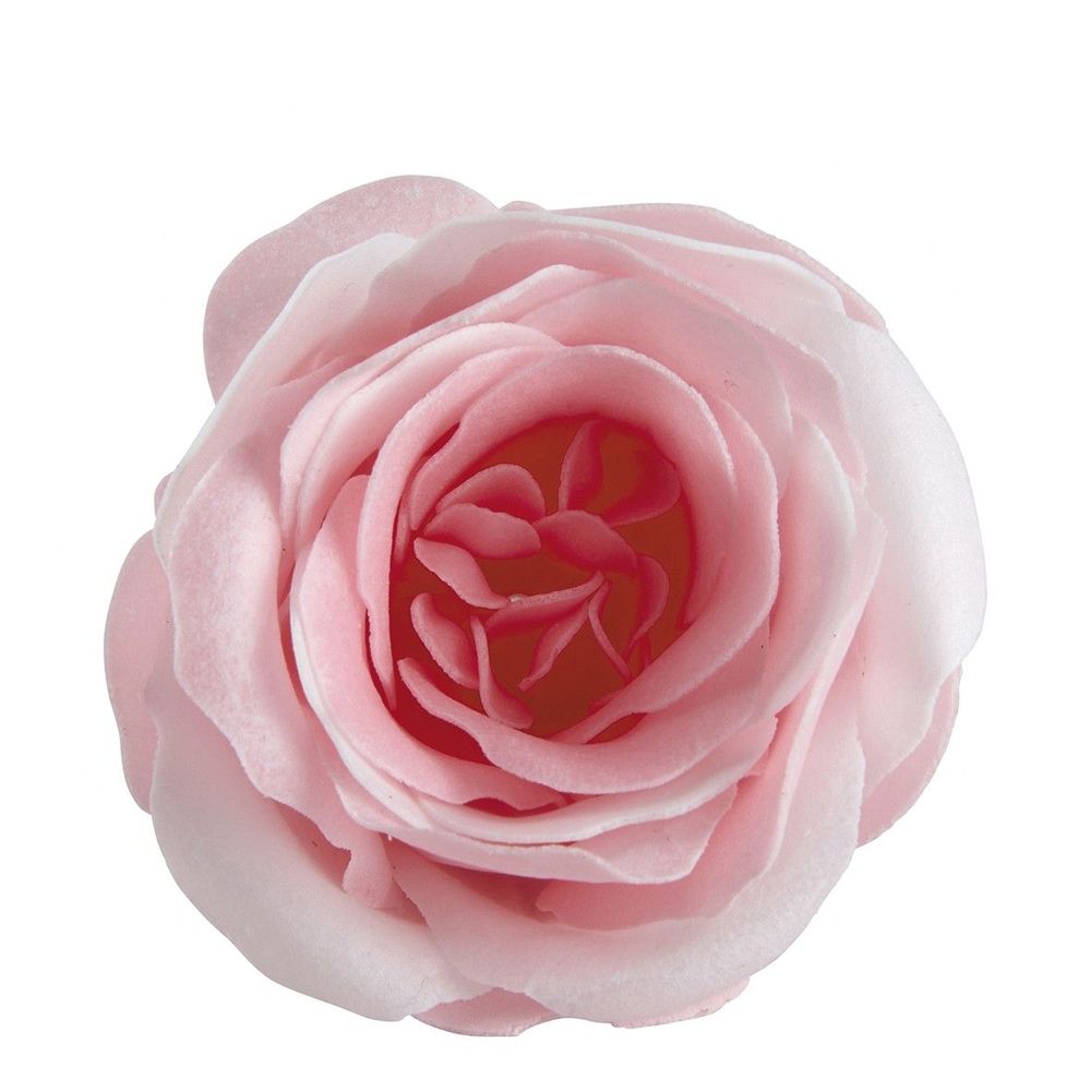 Savons - Boule de savon Rose parfumée rose et blanche - Parfum Rose - MATHILDE M.