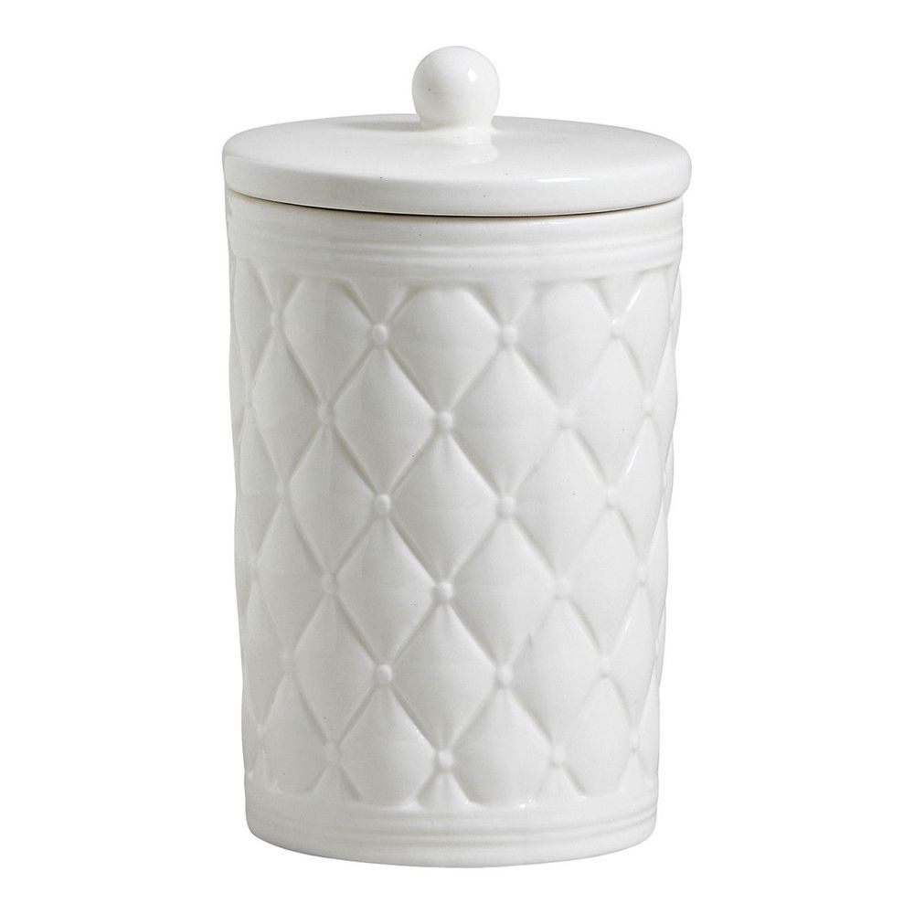 Ceramic - Set of 2 Boudoir Précieux cotton pots - MATHILDE M.