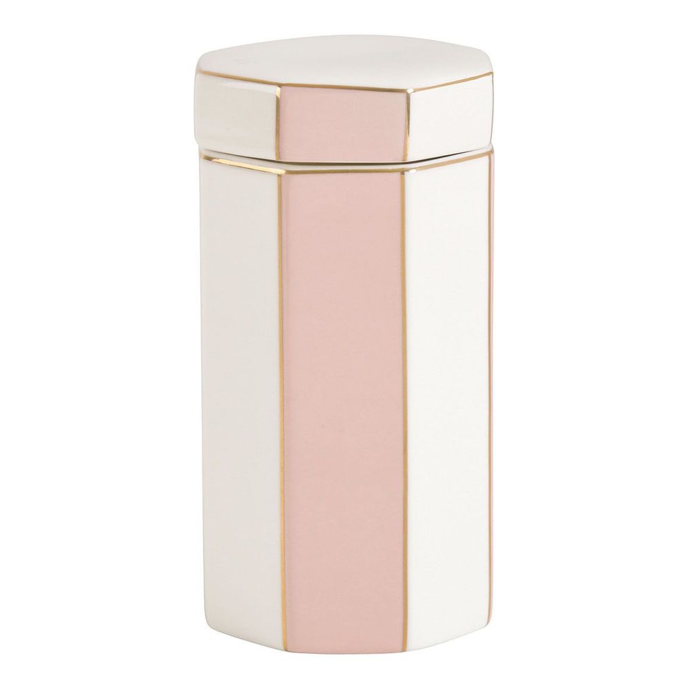 Ceramic - Madame de Récamier cotton pot - Pink - MATHILDE M.