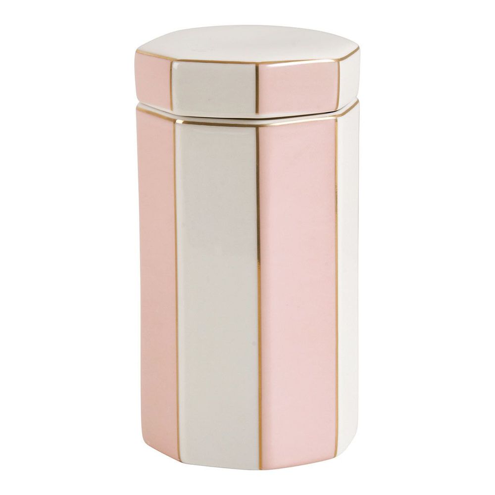 Ceramic - Madame de Récamier cotton pot - Pink - MATHILDE M.