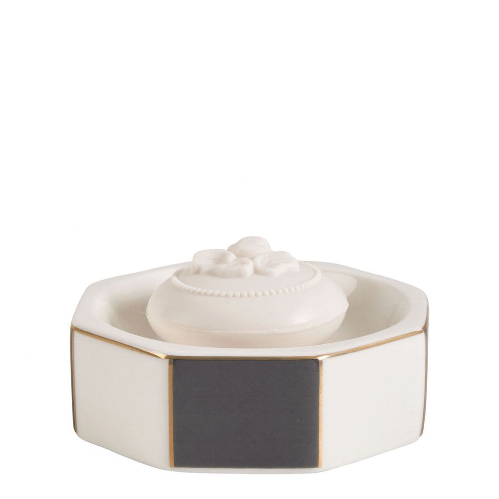 Céramique - Porte-savon Madame de Récamier - Gris - MATHILDE M.