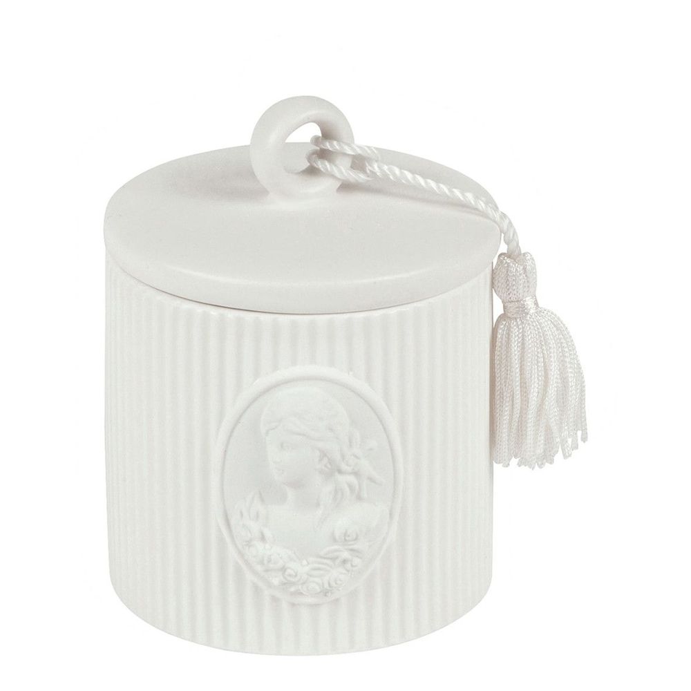 Ceramic - Set of 2 Marquise cotton pots - MATHILDE M.