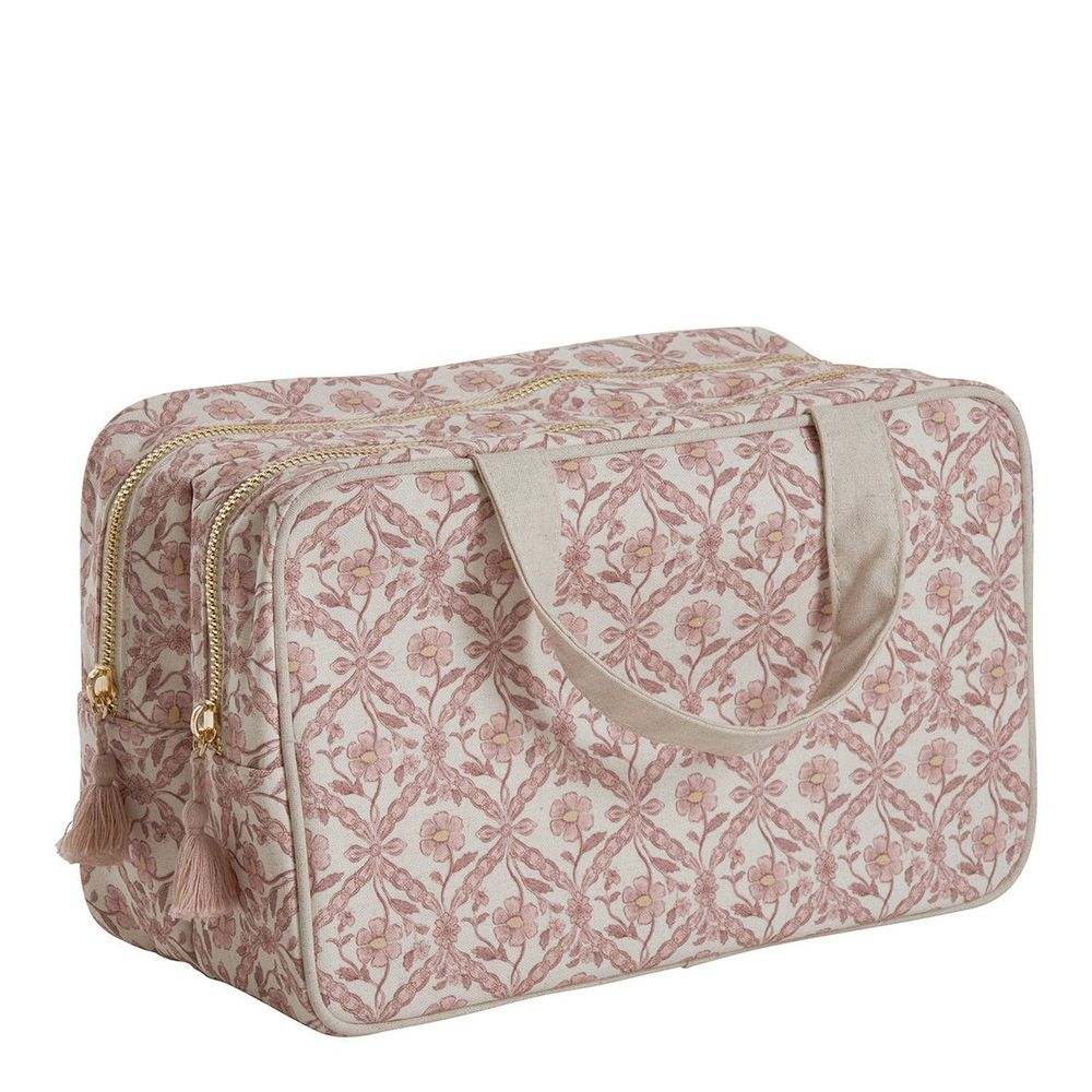 Clutches - Large double vanity Entelacs Fleuri - MATHILDE M.