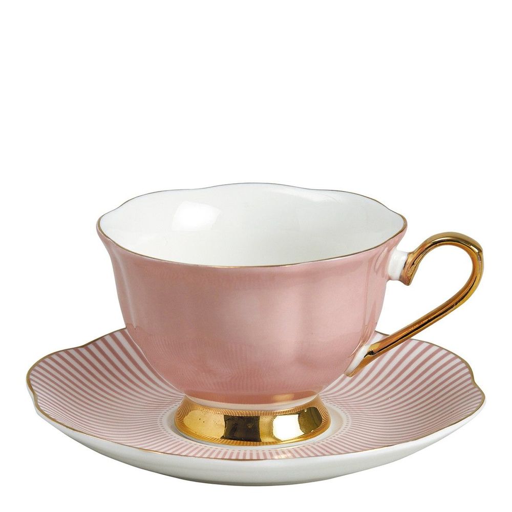 Formal plates - Madame de Récamier tea cup - Pink - MATHILDE M.