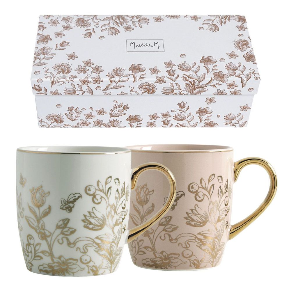 Formal plates - Box of 2 Stopover mugs in Sintra - MATHILDE M.