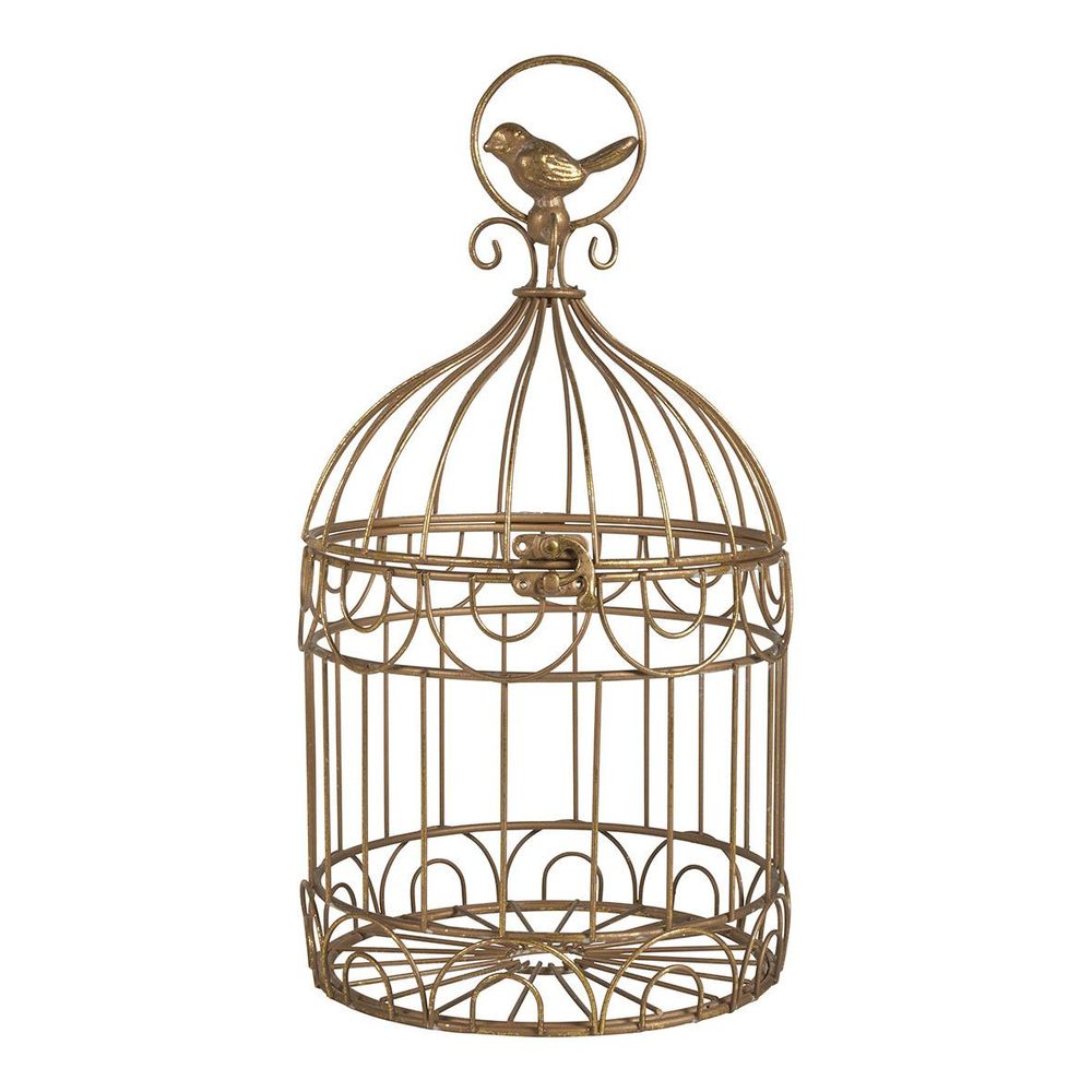 Children's decorative items - Set of 2 gold metal bird cages - MATHILDE M.