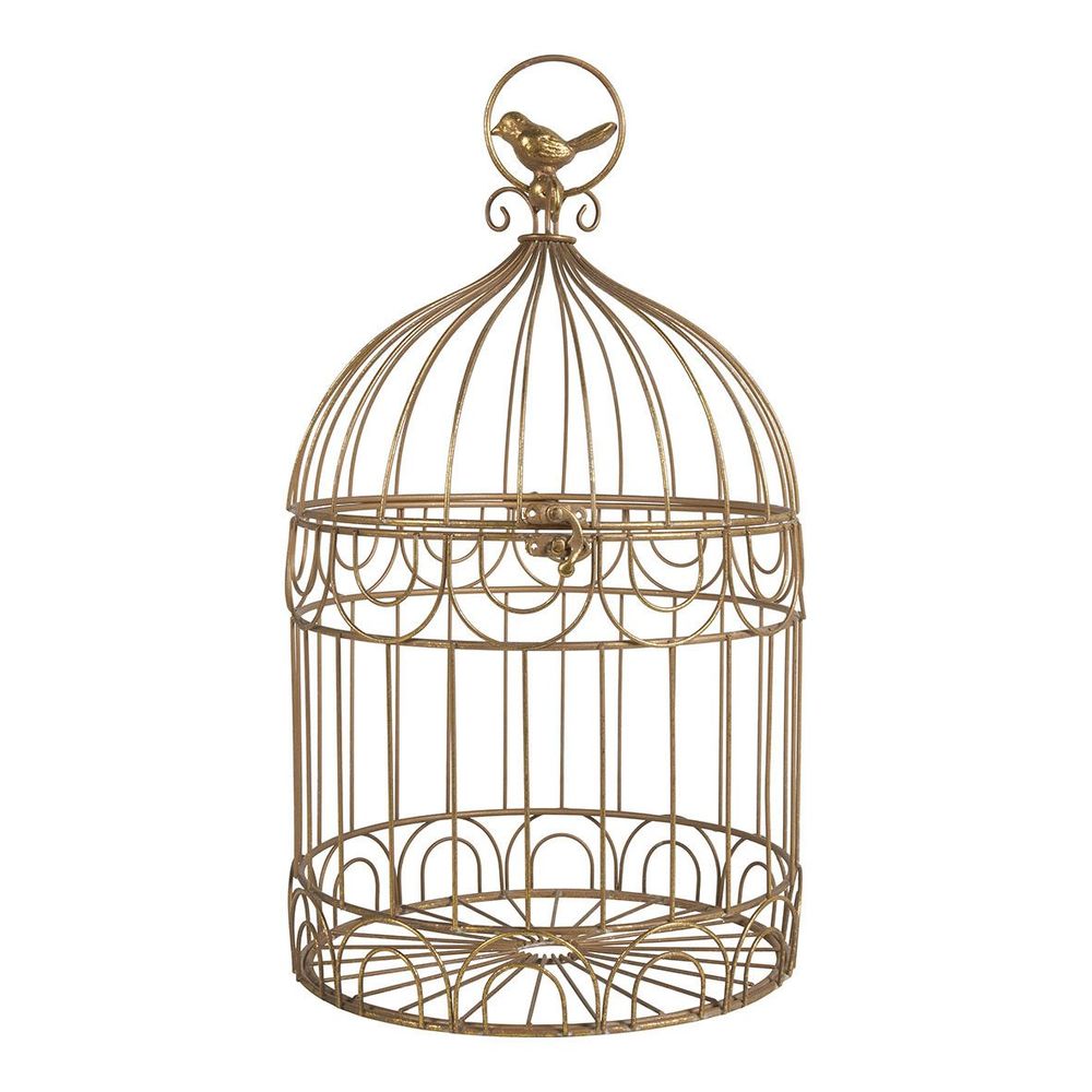 Children's decorative items - Set of 2 gold metal bird cages - MATHILDE M.