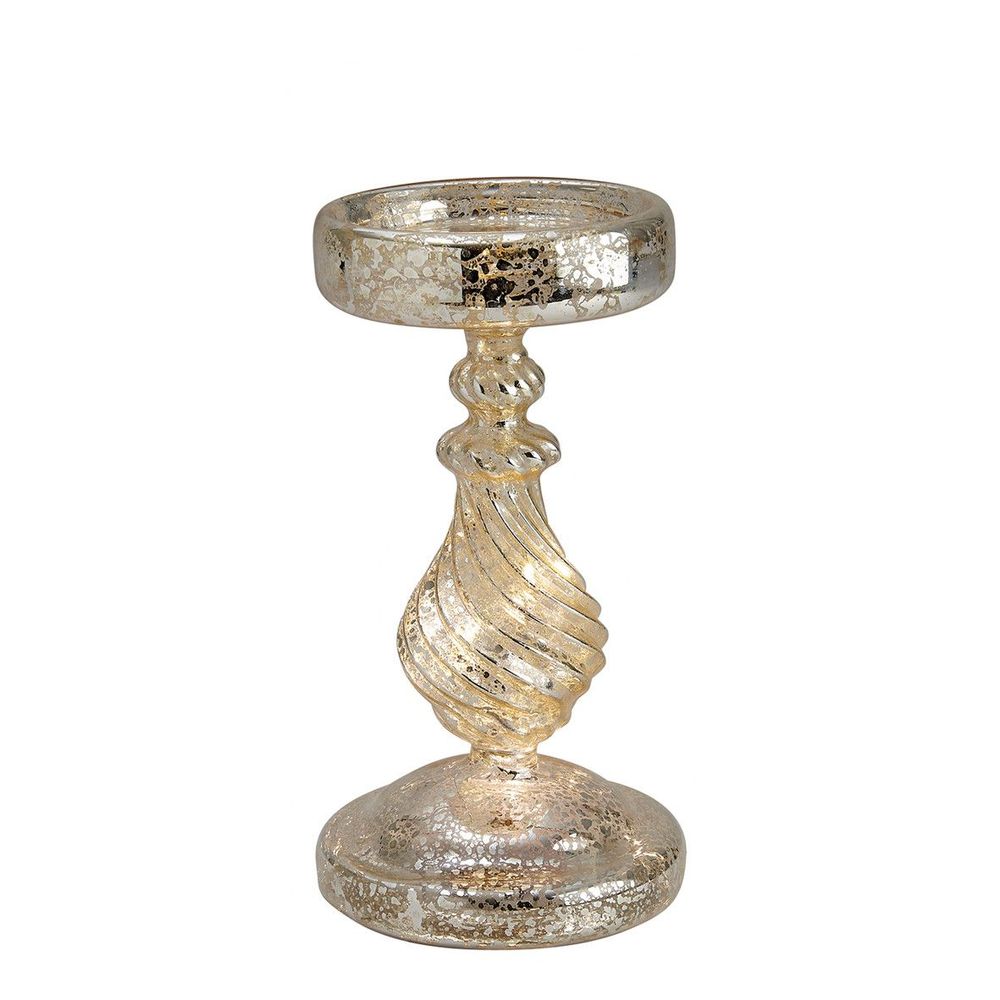 Bougeoirs et photophores - Bougeoir torsadé lumineux - Petit modèle - MATHILDE M.