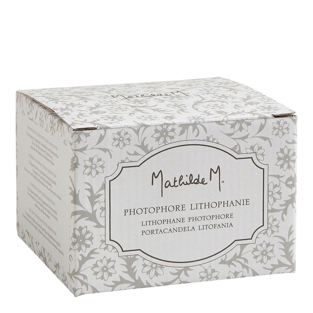 Candlesticks and candle holders - Lithophane tealight holder Majestic flowers - MATHILDE M.