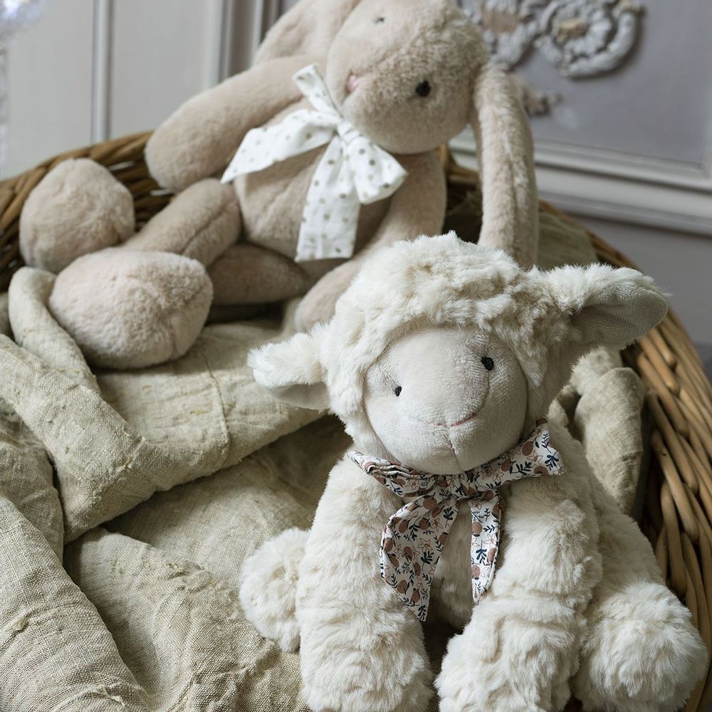 Soft toy - White sheep soft toy - MATHILDE M.