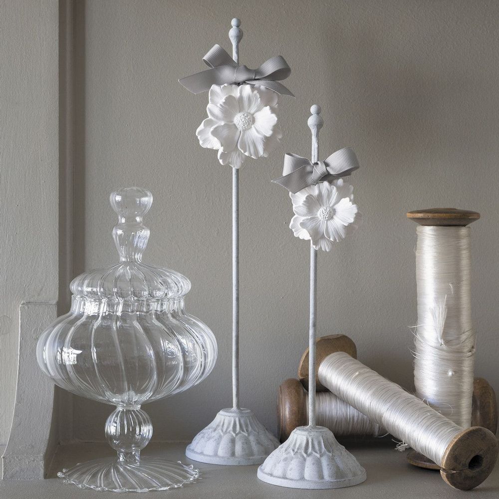 Platter and bowls - Pic display for gray scented decorations - Small model - MATHILDE M.