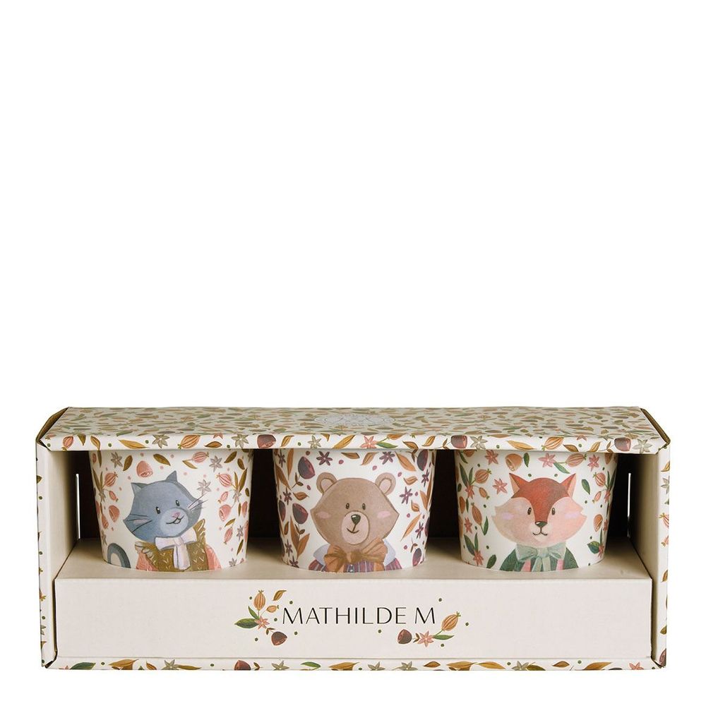Children's mealtime - Set of 3 glasses Les 3 Compères - MATHILDE M.