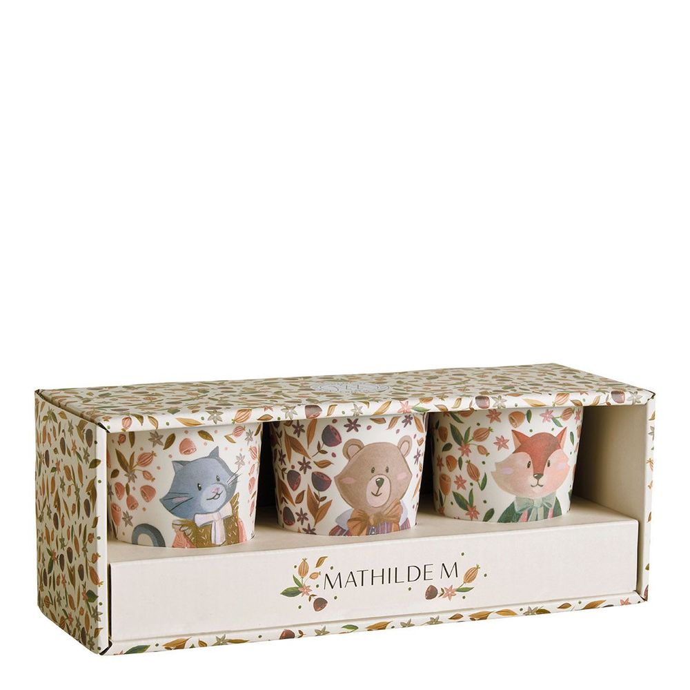 Children's mealtime - Set of 3 glasses Les 3 Compères - MATHILDE M.