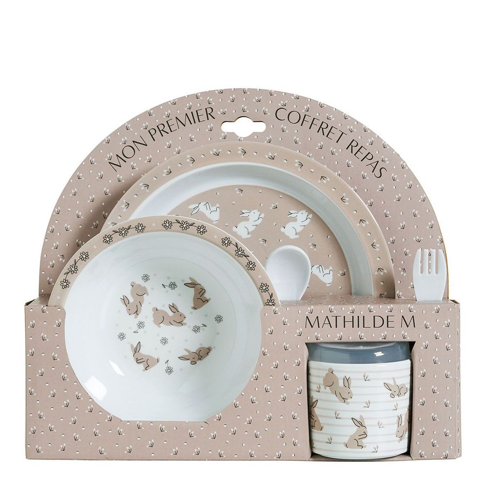 Repas pour enfant - Mon premier coffret repas La Ronde des Petits Lapins - MATHILDE M.