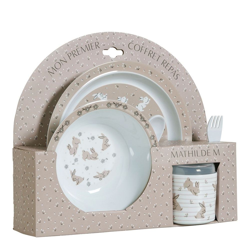 Repas pour enfant - Mon premier coffret repas La Ronde des Petits Lapins - MATHILDE M.