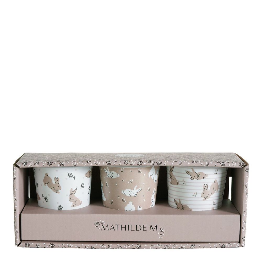 Repas pour enfant - Set de 3 verres La Ronde des Petits Lapins - MATHILDE M.