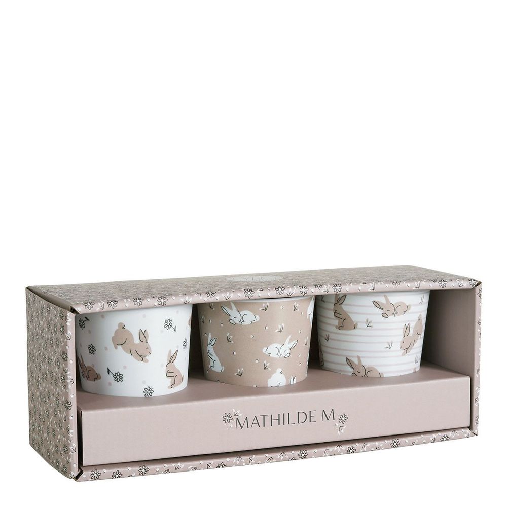 Repas pour enfant - Set de 3 verres La Ronde des Petits Lapins - MATHILDE M.