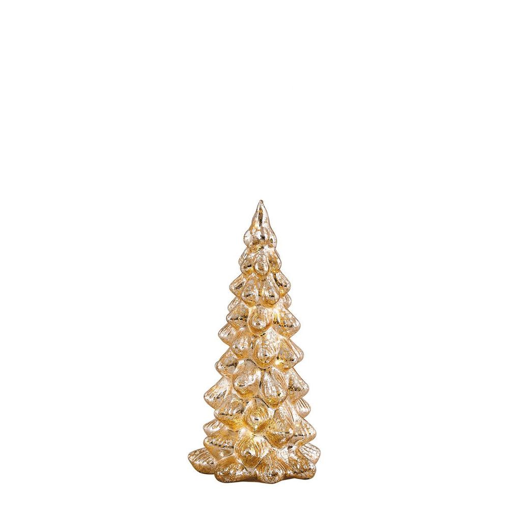 Decorative objects - Lighted golden mercury glass tree - Small model - MATHILDE M.