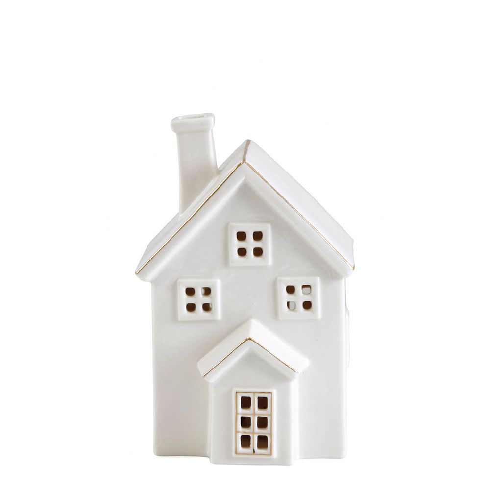 Decorative objects - Decorative LED ceramic house - Medium model - MATHILDE M.