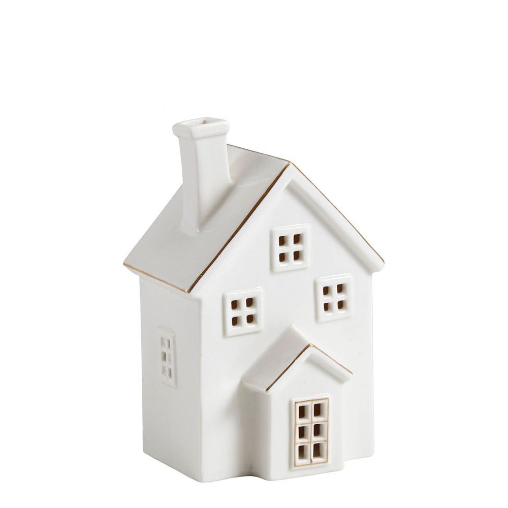 Decorative objects - Decorative LED ceramic house - Medium model - MATHILDE M.
