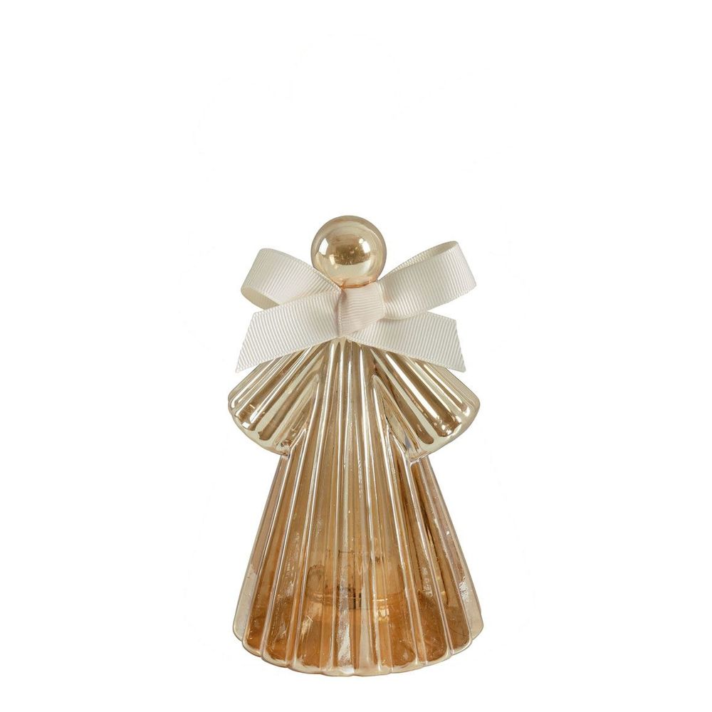 Decorative objects - Golden luminous angel - Small model - H. 15 cm - MATHILDE M.