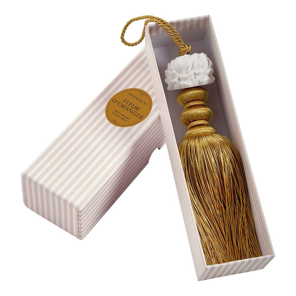 Senteurs - Pompon parfumé Fleur Royale - Fleur d'Oranger - MATHILDE M.