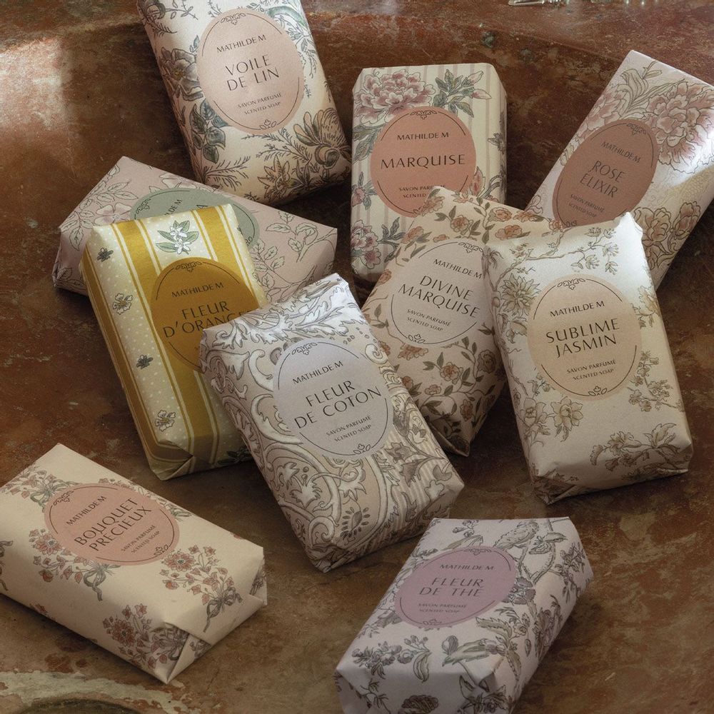 Soaps - Cachemire Exquis scented soap - Sublime Jasmin - MATHILDE M.