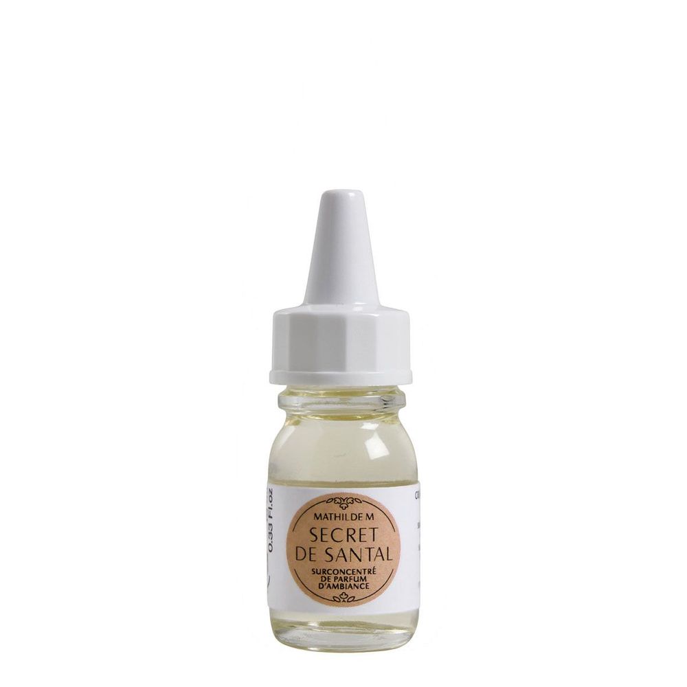 Diffuseurs de parfums - Surconcentré de parfum d'ambiance Les Intemporelles 10 ml - Secret de Santal - MATHILDE M.