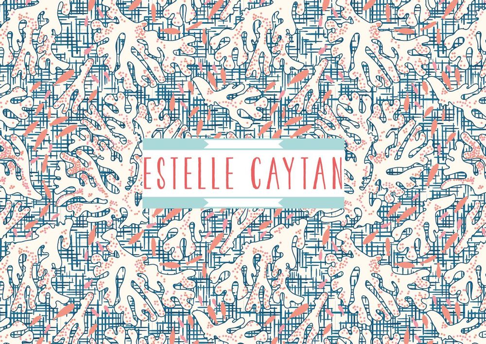Wallpaper - Pattern design - ESTELLE CAYTAN