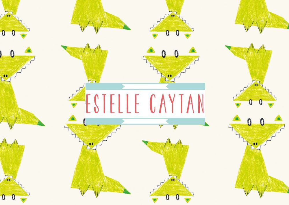 Mode enfantine - Pattern design - ESTELLE CAYTAN GRAPHISTE