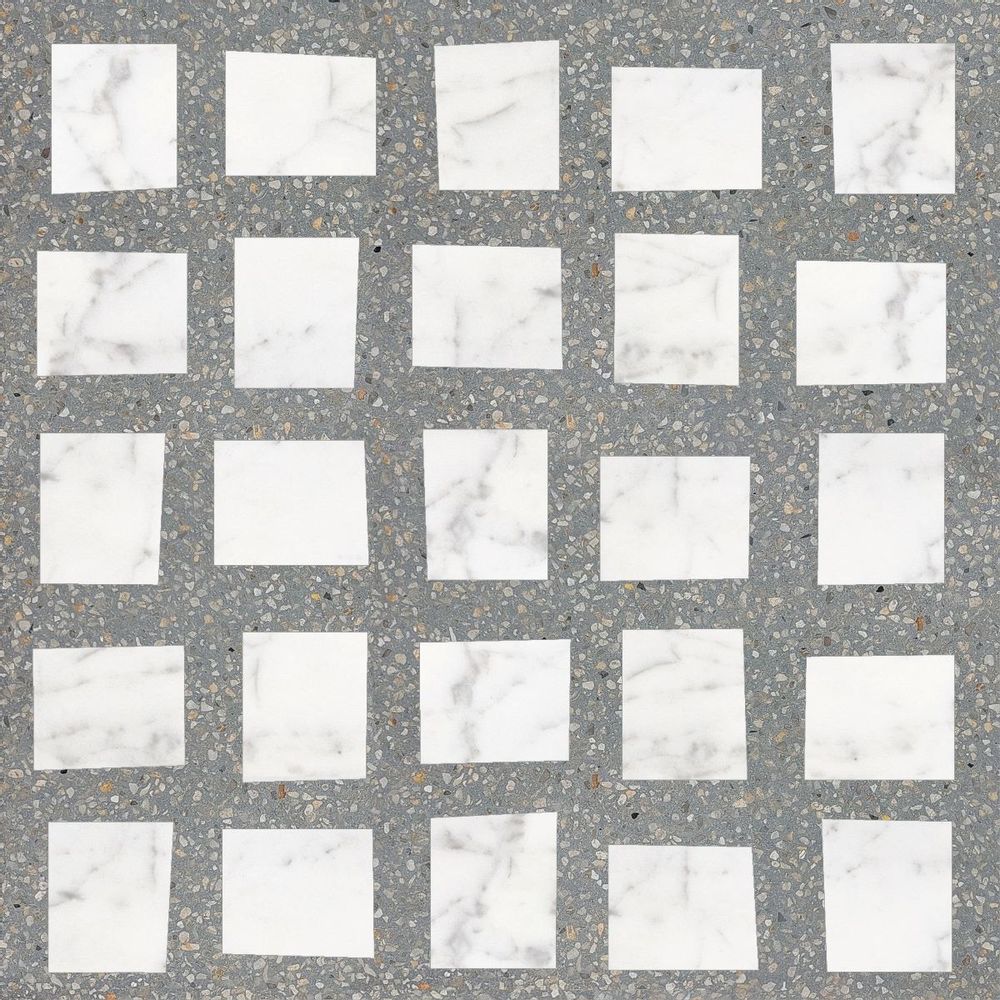 Indoor floor coverings - AUTHENTIC TERRAZZO ROMA - CARODECO CARREAUX CIMENT, TERRAZZO ETC...