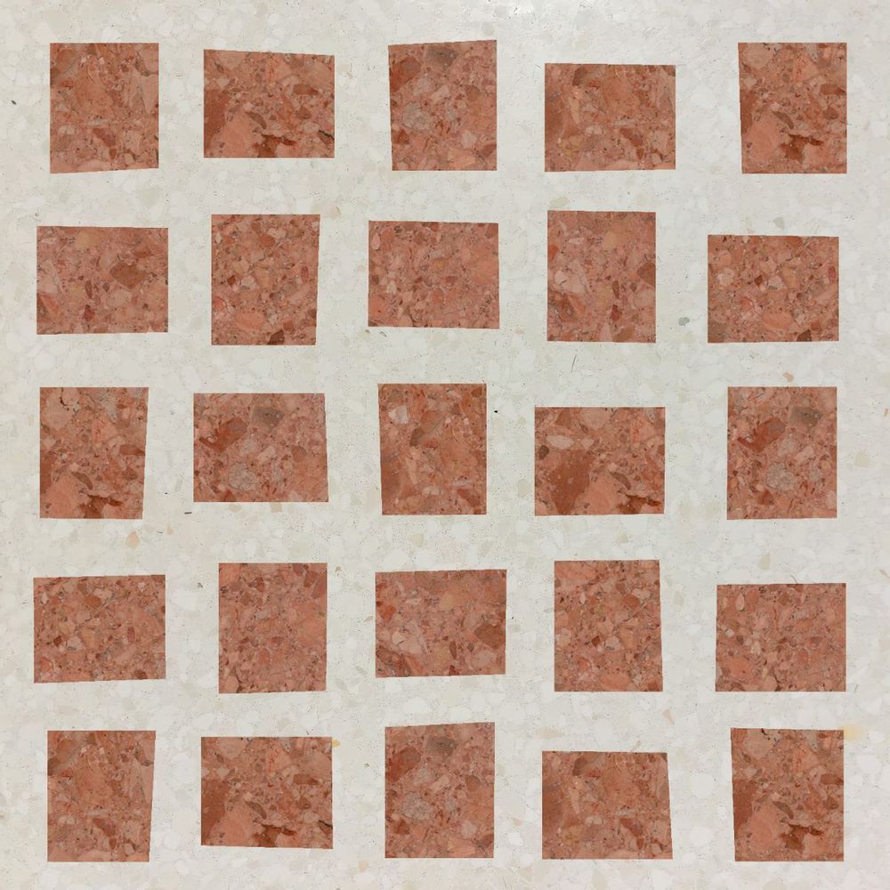 Indoor floor coverings - AUTHENTIC TERRAZZO ROMA - CARODECO CARREAUX CIMENT, TERRAZZO ETC...