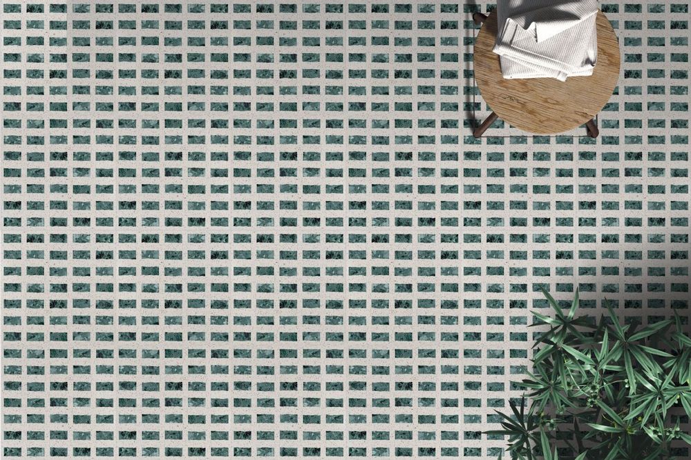 Indoor floor coverings - AUTHENTIC TERRAZZO ROMA - CARODECO CARREAUX CIMENT, TERRAZZO ETC...