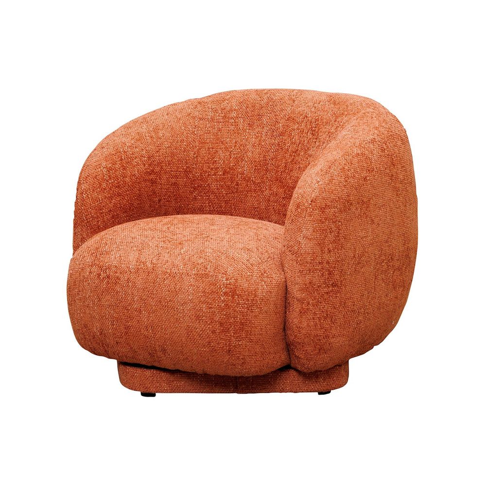 Armchairs - Terracotta swivelling armchair Moeraki - CHEHOMA