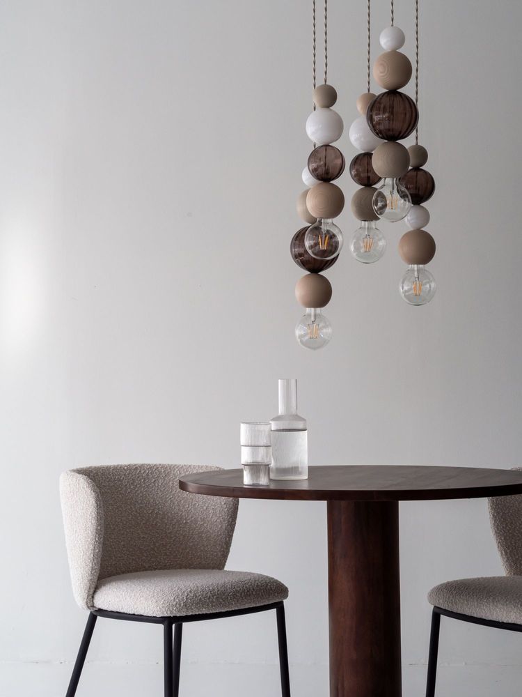 Plafonniers - QUU Chandelier Maxi L Beige - QUU DESIGN
