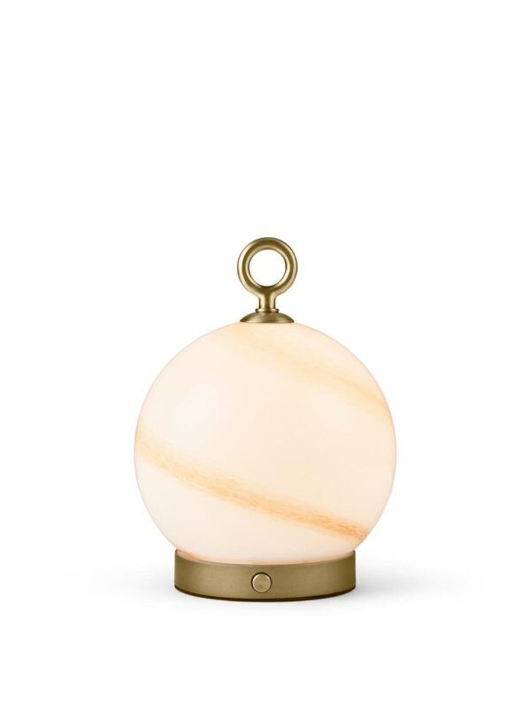 Éclairage nomade - Stockholm portable en marbre brun - Antique - HALO DESIGN