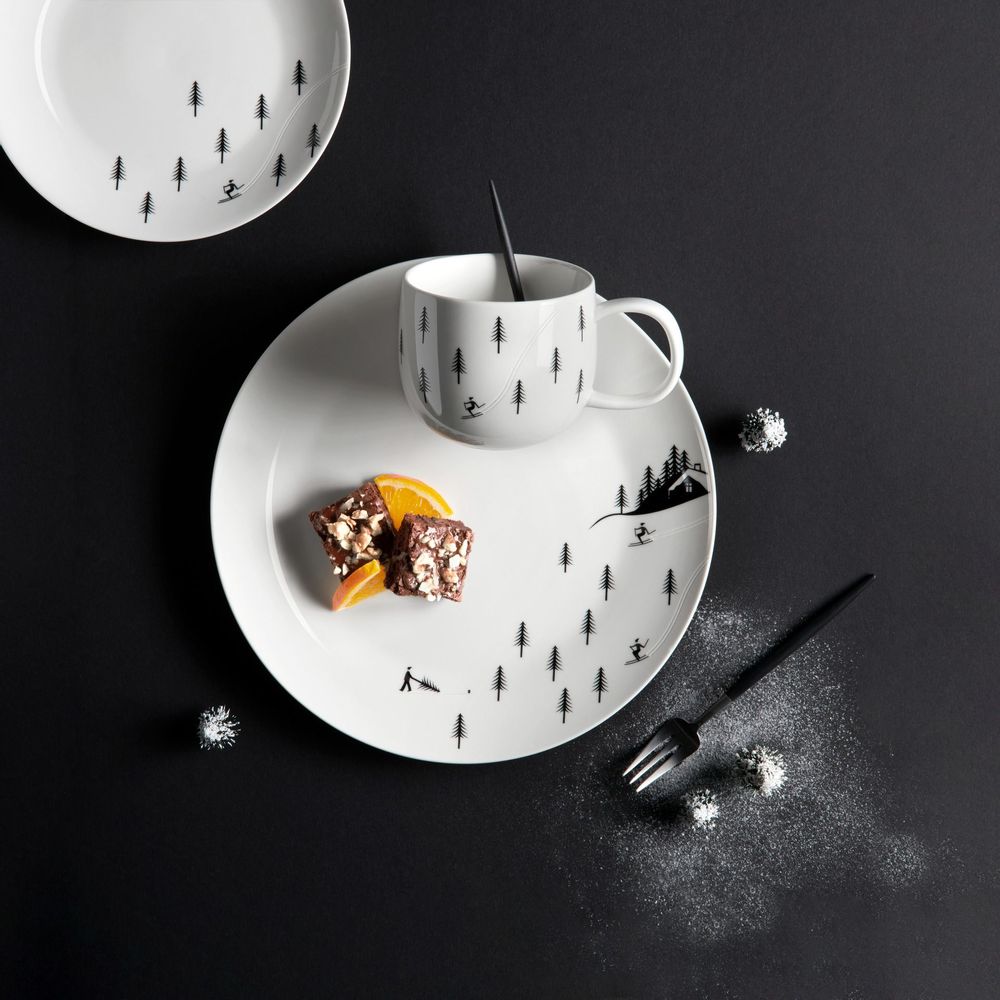 Objets de décoration - Mugs JOY Snow Tracks - ASA SELECTION