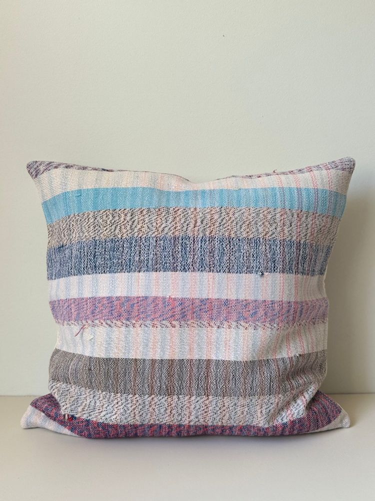 Coussins textile - COUSSIN vintage tissé à la main 50 x 50 - Pièces uniques - STUDIO AUGUSTIN