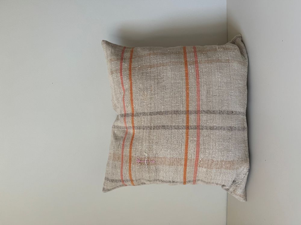 Coussins textile - COUSSIN vintage tissé à la main 50 x 50 - Pièces uniques - STUDIO AUGUSTIN