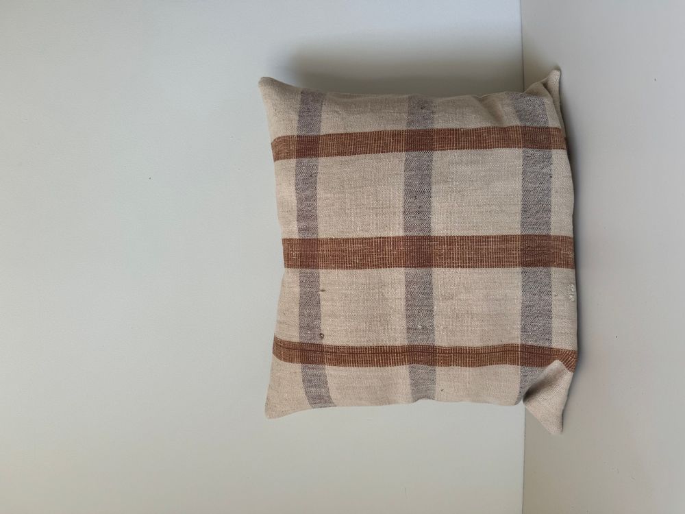 Coussins textile - COUSSIN vintage tissé à la main 50 x 50 - Pièces uniques - STUDIO AUGUSTIN
